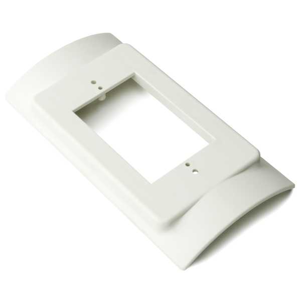 ACCESORIO PARA INSTALAR DISPOSITIVO EN CANALETA PLASTICA DE 4.5", COLOR IVORY, MARCA HELLERMANN TYTON