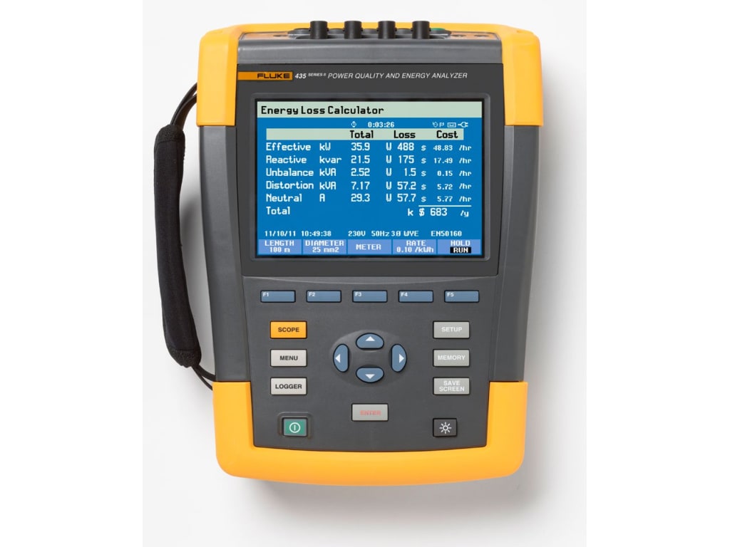 ANALIZADOR DE ENERGIA, MARCA FLUKE, MODELO 435-II