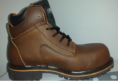 CALZADO BORCEGUI DIELECTRICO DUK-42-E015 COLOR CAOBA DE 18KV, TALLA 30 / 12, MARCA MG SHOES