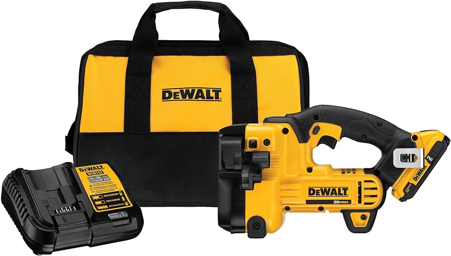 KIT CORTADOR INALAMBRICO DE VARILLA ROSCADA 20V, MARCA DEWALT, MODELO DCS350D1: 1 BAT 2AH + 1 CARGADOR