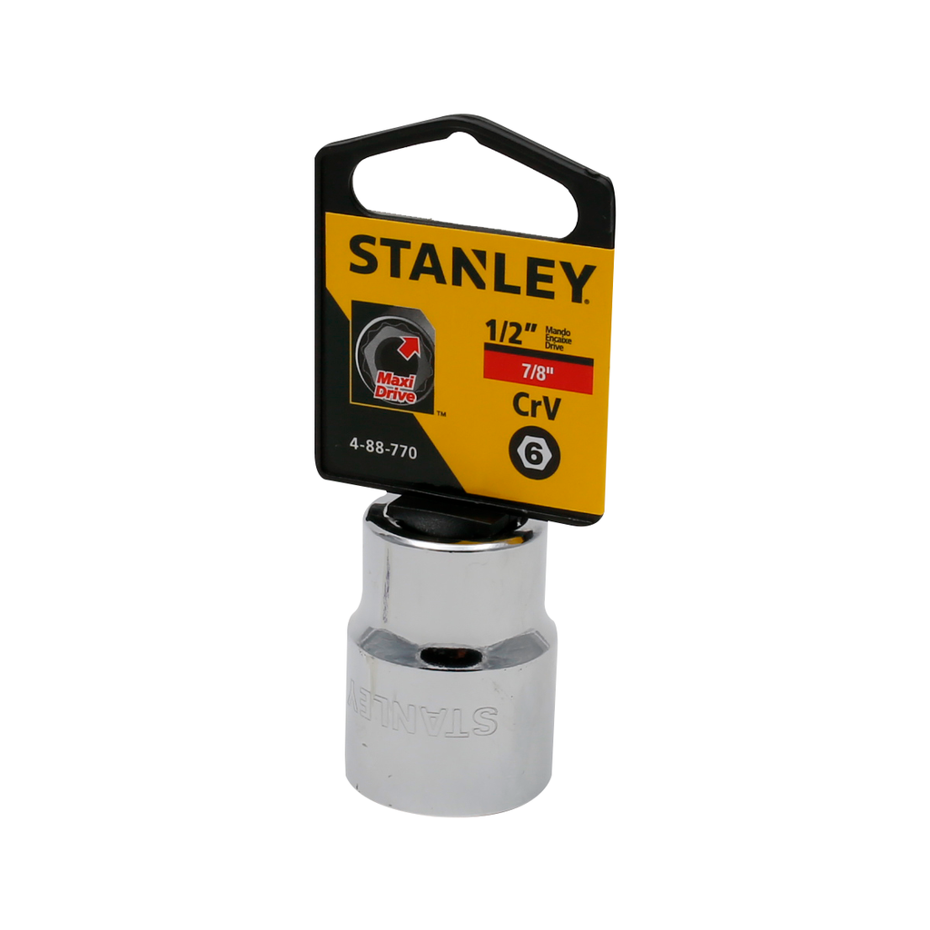 CUBO HEXAGONAL DE 1/2" DE 6 PUNTAS, 7/8", MARCA STANLEY, MODELO 4-88-770