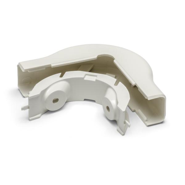 ESQUINA EXTERNA PARA CANALETA PLASTICA DE 3/4", 6' DE LARGO, COLOR IVORY, MARCA HELLERMANN TYTON