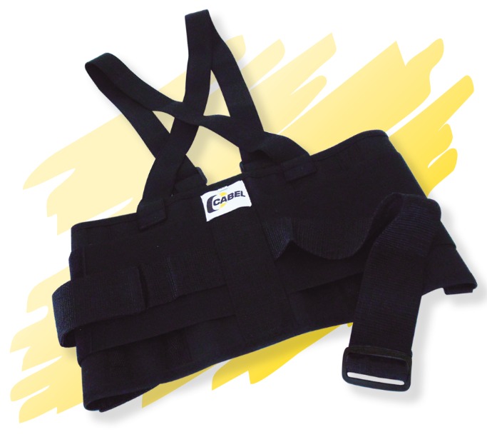 FAJA PROTECTORA (CINTURON DE FUERZA) TALLA M, MARCA CABEL, MODELO 03-0601-0103-02-M