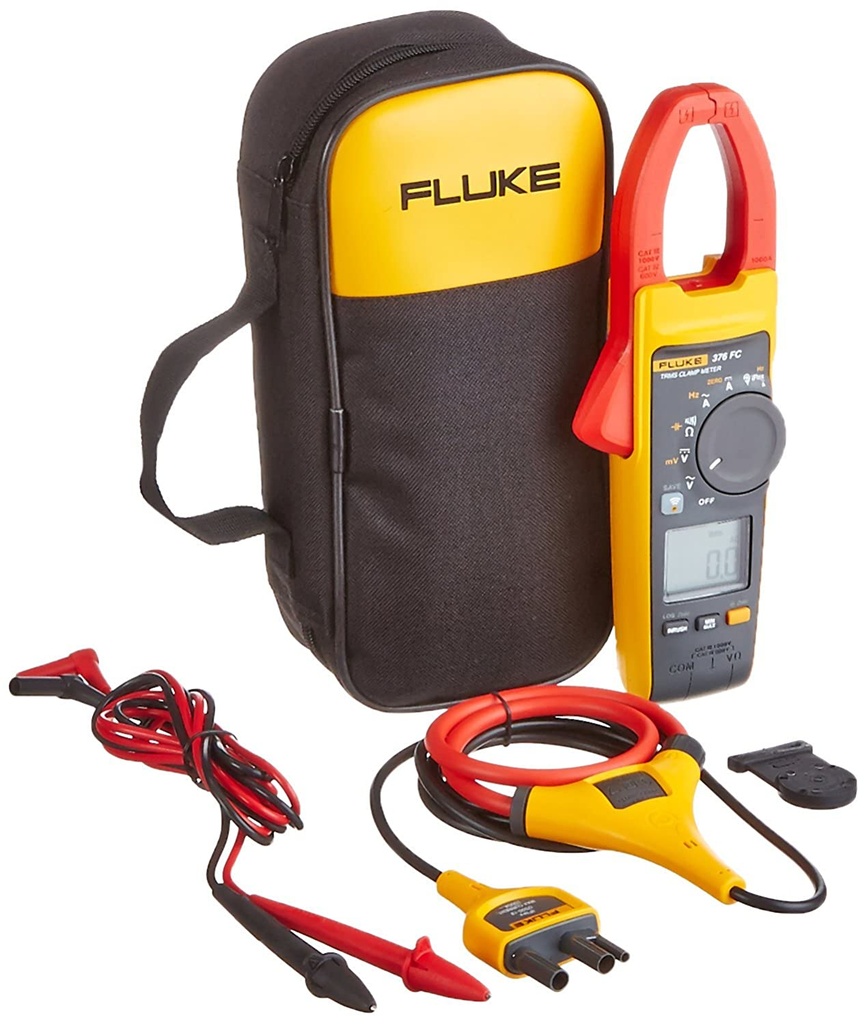PINZA AMPERIMETRICA 1000A AC/DC, 1000V AC/DC, CON SONDA FLEXIBLE iFLEX (2500A) MARCA FLUKE, MODELO 376FC