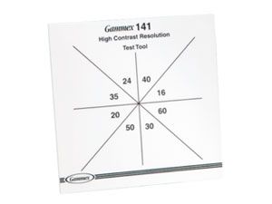 HERRAMIENTA DE PRUEBA DE RESOLUCION DE ALTO CONTRASTE, MARCA GAMMEX A SUN NUCLEAR, MODELO 800417