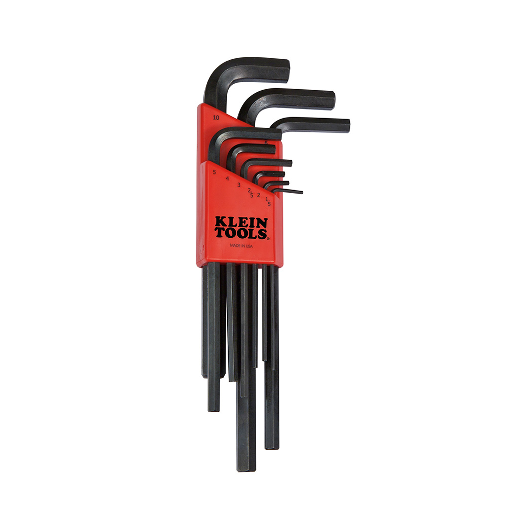 JUEGO DE LLAVES HEXAGONALES (ALLEN) METRICAS, MARCA KLEIN TOOLS, MODELO LMK10