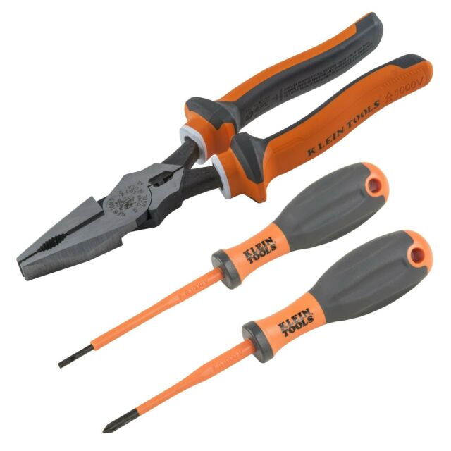 JUEGO DE TENAZA Y DESTORNILLADORES AISLADOS 1000V, MARCA KLEIN TOOLS, MODELO MPZ00040