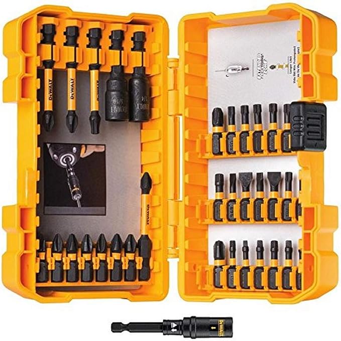KIT DE PUNTAS DE DESTORNILLADOR DE 35 PIEZAS, MARCA DEWALT, MODELO DWA2NGT35IR