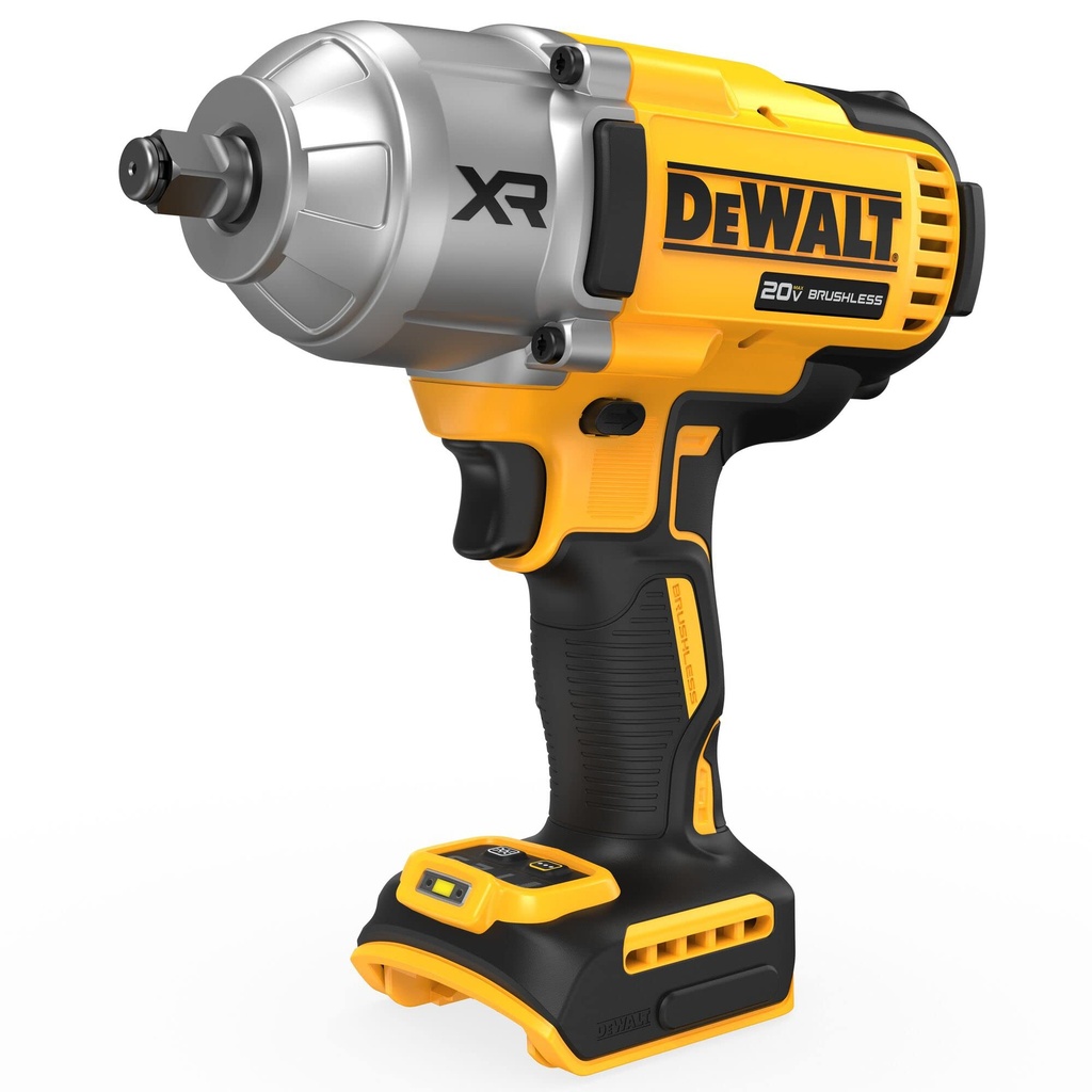 LLAVE DE IMPACTO DE 1/2" 20V, ALTO TORQUE, 1400 LBS-PIE, MARCA DEWALT, MODELO DCF900B, (SOLO HERRAMIENTA)