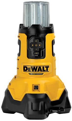 LUZ DE AREA LED 20V, 20.7"X31.1"X20.7", ELECTRICA E INALAMBRICA, 7000 LUMEN, MARCA DEWALT, MODELO DCL070