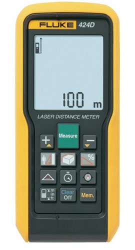 MEDIDOR DE DISTANCIA POR LASER, 100M, MARCA FLUKE, MODELO 424D