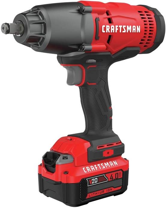 PISTOLA DE IMPACTO INALAMBRICA DE 350 PIE/LBS, MARCA CRAFTSMAN, MODELO CMCF900M1