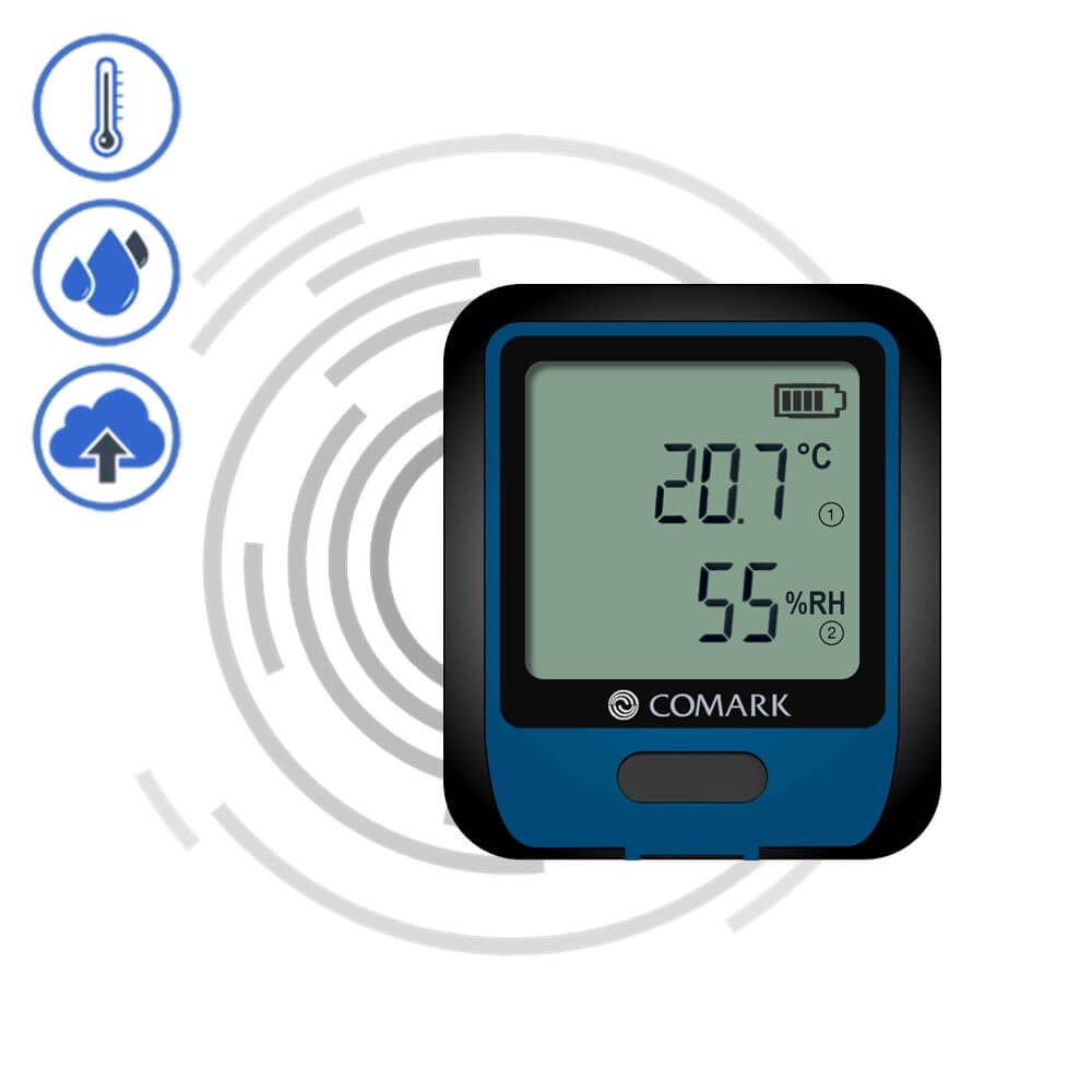 REGISTRADOR DE TEMPERATURA Y HUMEDAD, COMARK RF313TH