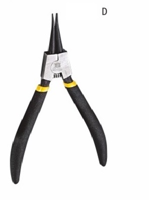 TENAZA RECTA, PARA SACAR ANILLO DE PRESION DE 7", MARCA BOSI TOOLS, MODELO BS213274