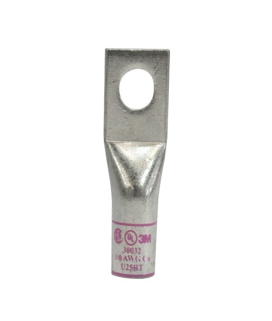 TERMINAL DE UN OJO P/C #1/0 AL Y CU CON AGUJERO DE 1/2", MODELO AL1/0-48, MARCA THOMAS & BETTS