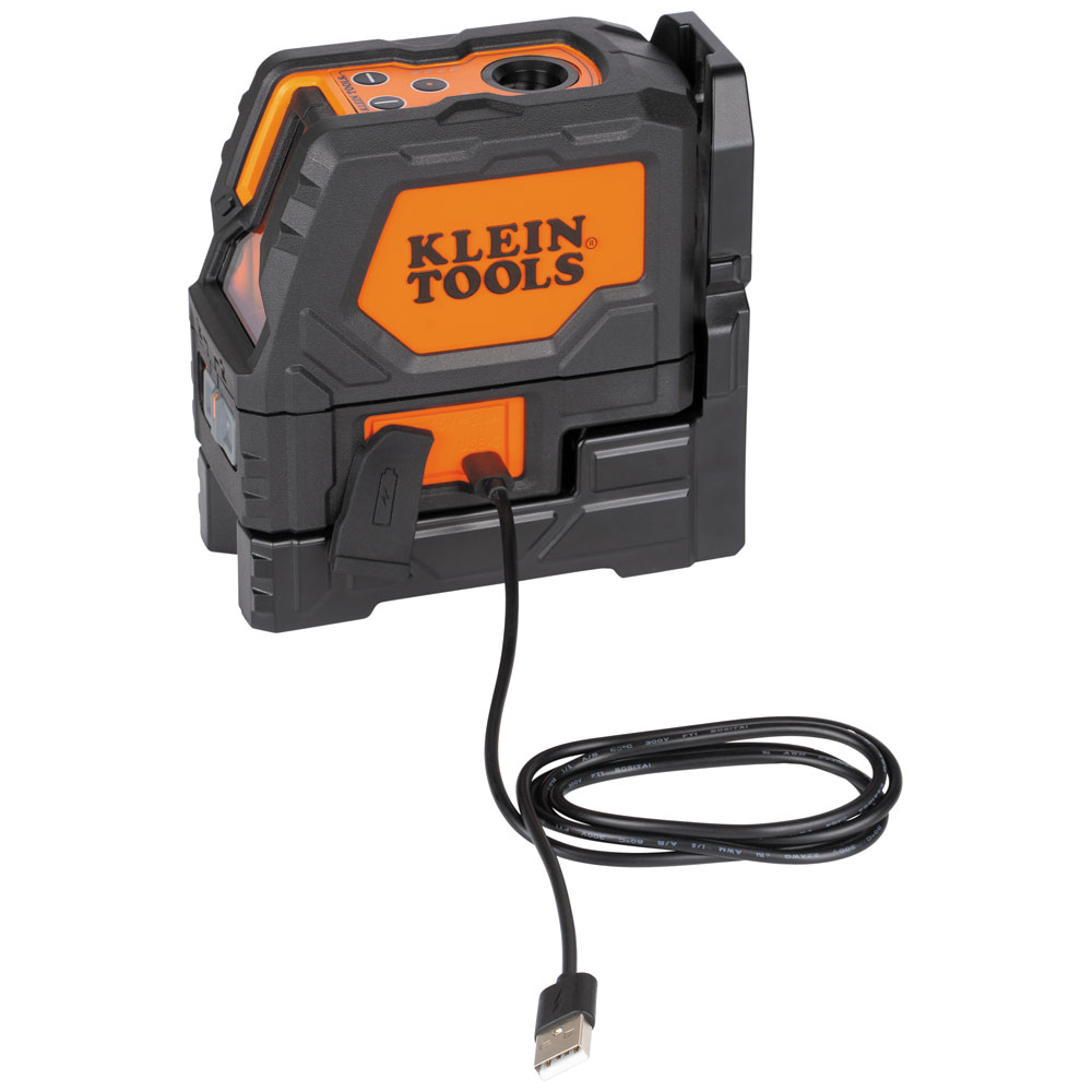 NIVEL LASER DE LINEAS CRUZADAS AUTONIVELANTE COLOR VERDE, MARCA KLEIN TOOLS, MODELO 93LCLGR
