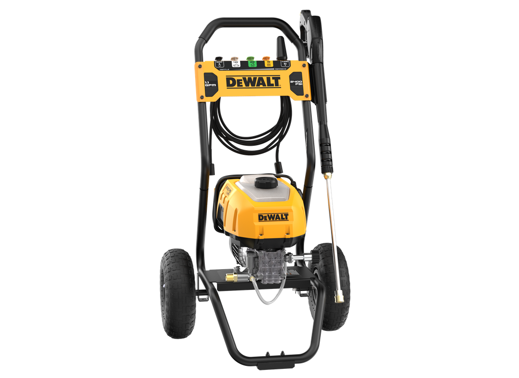 HIDROLAVADORA DE 2400 PSI, 1.1 GPM, 13 AMP, CON CABLE DE 35 PIES Y RUEDAS, MARCA DEWALT, MODELO DWPW2400