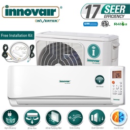 [DIN13C23A17 (1) (0)] AIRE ACONDICIONADO TIPO MINI SPLIT, EFICIENCIA SEER 17, CAPACIDAD 12000 BTU, MARCA INNOVAIR