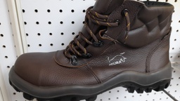 [SA4857GL/EL/HT/MR10.5 (42)] BOTA DE AMARRAR GRAN LUJO EN CUERO SUAVE HIDROFUGADO, TALLA #10.5 (42), COLOR CAFE, MARCA SAFETLINE, MODELO 4857GL/EL/HT/MR