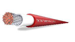 [TOP CABLE-SOLAR-H1Z2Z2-ROJO-MT] CABLE DE COBRE ESTAÑADO, 1X6mm², (#10AWG), 1500V, COLOR ROJO, (METROS)