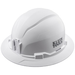 [KLEIN60400] CASCO SIN VENTILACION, ESTILO ALA COMPLETA, COLOR BLANCO, MARCA KLEIN TOOLS, MODELO 60400