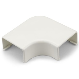 [H-TSR3FW-25] CODO INTERNO PARA CANALETA PLASTICA DE 1-3/4", 6' DE LARGO, COLOR IVORY, MARCA HELLERMANN TYTON