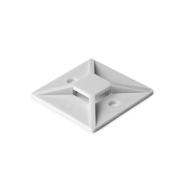 [H151-00322/MB4A10A2H4] CUADRO ADHESIVO COLOR BLANCO 1.12" X 1.12", MARCA HELLERMANN TYTON