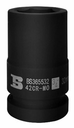 [BS365538] CUBO DE IMPACTO DE 38MM Y 6 LADOS DE 3/4", MARCA BOSI TOOLS, MODELO BS365538