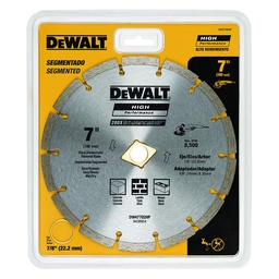 [DW47702HP] DISCO PARA CORTE DE CONCRETO 7", DIAMANTADO, MARCA DEWALT, MODELO 47702HP