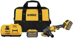 [DW-DCG418X2] KIT DE ESMERILADORA ANGULAR INALAMBRICA de 4-1/2" 60V, 2300W, MARCA DEWALT, MODELO DCG418X2: 2 BAT 5AH+CARG+BOLSO