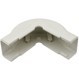 [H-TSR2FW-29] ESQUINA EXTERNA PARA CANALETA PLASTICA DE 1-1/4", 6' DE LARGO, COLOR IVORY, MARCA HELLERMANN TYTON