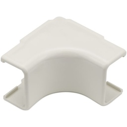 [H-TSR2FW-33] ESQUINA INTERNA PARA CANALETA PLASTICA DE 1-1/4", 6' DE LARGO, COLOR IVORY, MARCA HELLERMANN TYTON