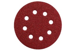 [METABO 631583000] PAQUETE DE HOJAS DE LIJAS ADHESIVAS Ø 125MM, PARA LIJADORA ORBITAL, DE 25 UNIDADES, MARCA METABO, MODELO 631583000