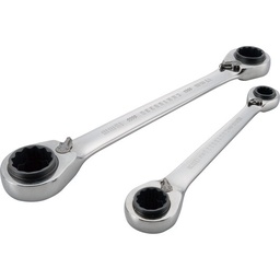 [CRAFTSMAN-CMMT12074] JUEGO DE LLAVES COMBINADAS DE TRINQUETE, DE 2 PIEZAS, DE 8 A 19 MM, MARCA CRAFTSMAN, MODELO CMMT12074
