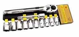 [BS367812] JUEGO DE CUBOS DE 1/2", DE 12 PIEZAS, DE 10 A 24 MM, MARCA BOSI TOOLS, MODELO BS367812