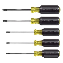 [KLEIN19555] JUEGO DE DESTORNILLADORES TORX: T15, T20, T25, T27, T30., MARCA KLEIN TOOLS, MODELO 19555
