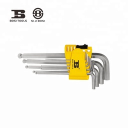 [BS423171] JUEGO DE LLAVES HEXAGONALES (ALLEN), CON CABEZA DE BOLA, DE 1.5MM A 10MM, MARCA BOSI TOOLS, MODELO BS423171