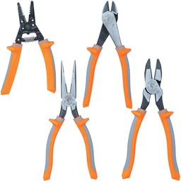 [KLEIN 9417R] JUEGO DE TENAZAS AISLADAS 1000V, DE 4 PIEZAS, MARCA KLEIN TOOLS, MODELO 9417R
