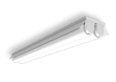 [SYLVANIA-P07082-36] LAMPARA SUPERFICIAL TIPO INDUSTRIAL 4', 2 TUBOS LED DE 18W