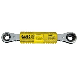 [KLEIN KT223X4-INS] LLAVES DE ESTRIAS DE LINIERO CON MATRACA, AISLADA, MARCA KLEIN TOOLS, MODELO KT223X4-INS