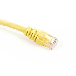 [H-PC6YEL3SC/PC6S] PATCH CORD, CAT.6, NORMADO, LONGITUD 3", COLOR AMARILLO, MARCA HELLERMANN TYTON