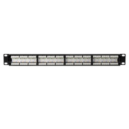 [H-PP110C624] PATCH PANEL DE 24 PUERTOS, CAT.6, NORMADO, 1 UNIDAD DE RACK, HELLERMANN TYTON