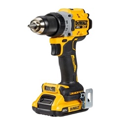 [DW-DCD800D2] KIT DE TALADRO/ATORNILLADOR INALAMBRICO DE 1/2" 20V, 300W, MARCA DEWALT, MODELO DCD800D2: 2 BAT 2AH + CARG + BOLSO