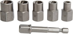 [CRAFTSMAN-CMAT136] EXTRACTOR DE PERNOS, DE 6 PIEZAS EN PULGADA, MARCA CRAFTSMAN, MODELO CMAT136