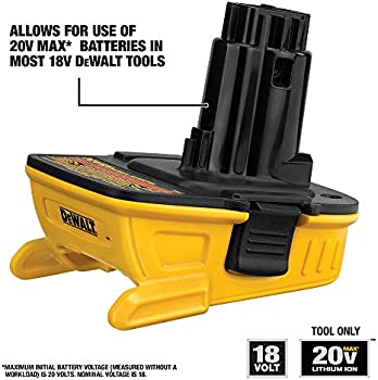 ADAPTADOR DE BATERIA DE 18V A 20V, MARCA DEWALT, MODELO DCA1820