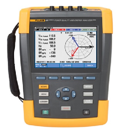 ANALIZADOR DE CALIDAD DE ENERGIA, MARCA FLUKE, MODELO 437-II