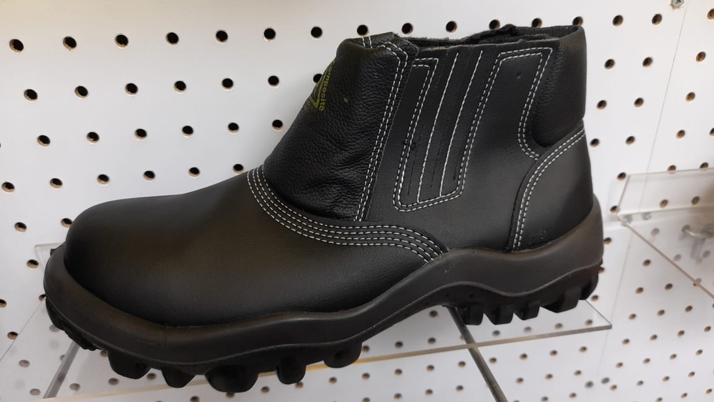 BOTA DE SEGURIDAD DE MICROFIBRA, DIELECTRICA A 14,000V, TALLA #10.5 (42), COLOR NEGRO, MARCA SAFETLINE, MODELO 4867GL/EL/HT/MF/ABA