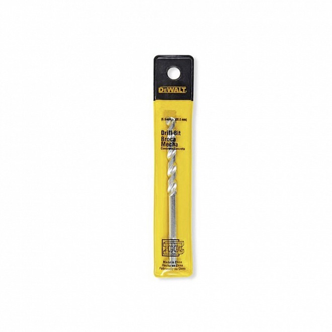 BROCA DE PERCUSION 1/4", PARA CONCRETO, MARCA DEWALT, MODELO DW540635C