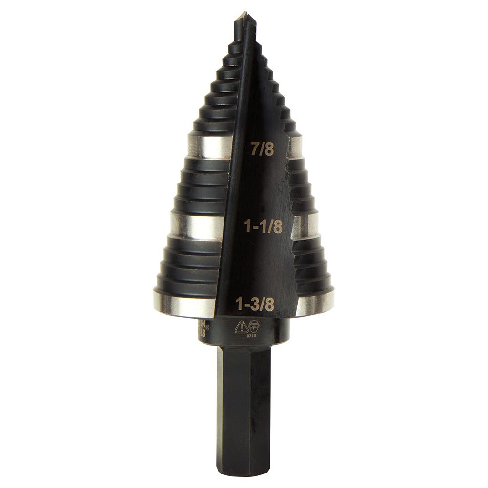 BROCA ESCALONADA No.15, DE 7/8" A 1-3/8", MARCA KLEIN TOOLS, MODELO KTSB15