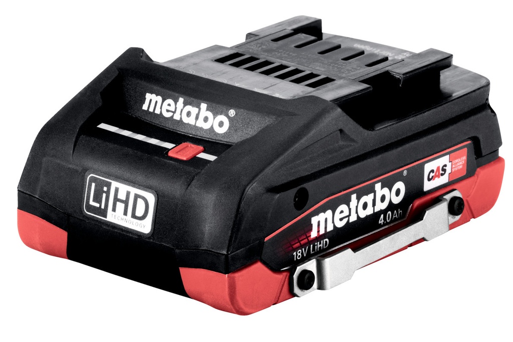 BATERIA LIHD DS 18V, 4.0 AH, MARCA METABO, MODELO 624989000